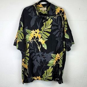 Tommy Bahama size 2XB 100% Silk Hawaiian button down shirt